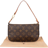 Louis Vuitton Canvas Monogram Pochette Accessoire Handbag