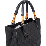 Gucci GG Monogram Bamboo Handbag