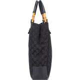Gucci GG Monogram Bamboo Handbag