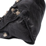 Balenciaga Black Leather City Handbag