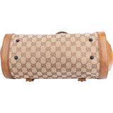 Gucci GG Monogram Bamboo Handbag