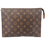 Louis Vuitton Canvas Monogram Poche Toilette 25 Clutch