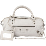 Balenciaga White Leather City Handbag