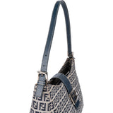 Fendi FF Monogram Baguette Buckle Shoulder Bag