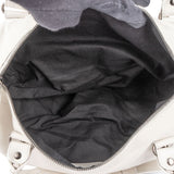 Balenciaga White Leather City Handbag