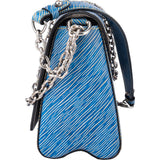 Louis Vuitton Bleu Epi Leather Twist Crossbody Bag