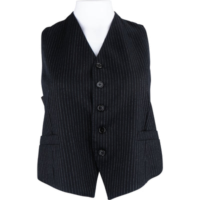 Celine Laine Pinstripes Vest (D36 / FR38) - vintageandkickz