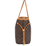 Louis Vuitton Canvas Monogram Neverfull MM Shopper Handbag
