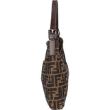 Fendi FF Monogram Baguette Buckle Shoulder Bag