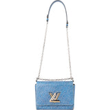 Louis Vuitton Bleu Epi Leather Twist Crossbody Bag