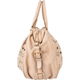 MCM Visetos Monogram Boston Handbag