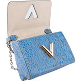 Louis Vuitton Bleu Epi Leather Twist Crossbody Bag