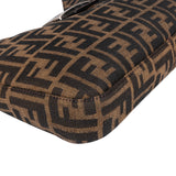 Fendi FF Monogram Baguette Buckle Shoulder Bag