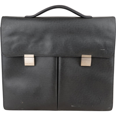 Louis Vuitton Taiga Leather Serviette Kazan Business Handbag - vintageandkickz
