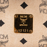MCM Visetos Monogram Boston Handbag