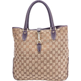 Gucci GG Monogram Purple Jackie Handbag