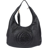 Gucci Leather GG Big Soho Hobo Bag