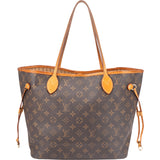 Louis Vuitton Canvas Monogram Neverfull MM Shopper Handbag