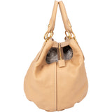 Miu Miu Beige Soft Leather Classic Handbag