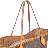 Louis Vuitton Canvas Monogram Neverfull MM Shopper Handbag