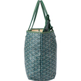 Goyard Green Goyardine Monogram Saint Louis PM Handbag