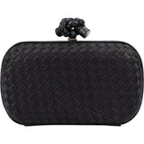 Bottega Veneta Black Knot Clutch Bag