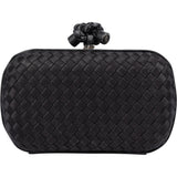 Bottega Veneta Black Knot Clutch Bag