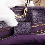 Gucci GG Monogram Purple Jackie Handbag