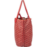 Goyard Red Goyardine Monogram Saint Louis PM Handbag