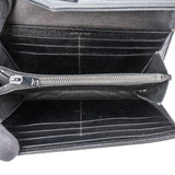 Saint Laurent Chevron Leather Wallet