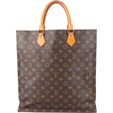 Louis Vuitton Canvas Monogram Sac Plat Handbag