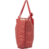 Goyard Red Goyardine Monogram Saint Louis PM Handbag