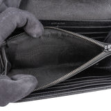 Saint Laurent Chevron Leather Wallet
