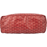 Goyard Red Goyardine Monogram Saint Louis PM Handbag