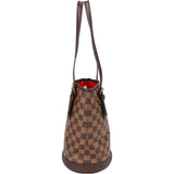 Louis Vuitton Damier Ebene Monogram Bucket Bag PM Handbag