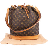 Louis Vuitton Canvas Monogram Sac Noe Grande Shoulder Bag