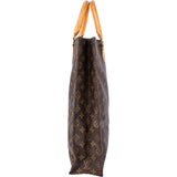 Louis Vuitton Canvas Monogram Sac Plat Handbag