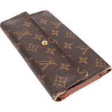 Louis Vuitton Canvas Monogram Sarah Wallet