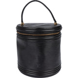 Louis Vuitton Noir Epi Leather Cannes Vanity Handbag