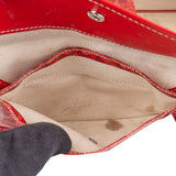 Goyard Red Goyardine Monogram Saint Louis PM Handbag
