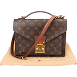 Louis Vuitton Canvas Monogram Monceau Handbag