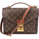 Louis Vuitton Canvas Monogram Monceau Handbag