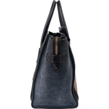 Céline Tricolor Leather Luggage Handbag