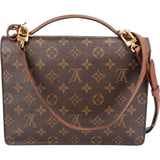 Louis Vuitton Canvas Monogram Monceau Handbag