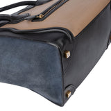 Céline Tricolor Leather Luggage Handbag