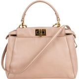 Fendi Leather Peekaboo Handbag