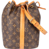 Louis Vuitton Canvas Monogram Sac Noe Petit Shoulder Bag