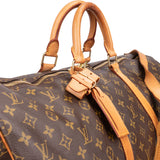 Louis Vuitton Canvas Monogram Keepall 55 Bandouliere