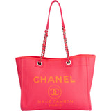 Chanel Pink Cambon Ibiza Deauville Shoulder Bag