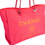 Chanel Pink Cambon Ibiza Deauville Shoulder Bag